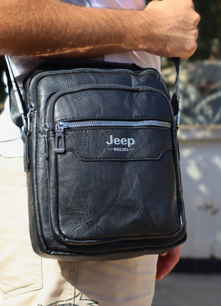 Sacoche Jeep en Cuir Fendu