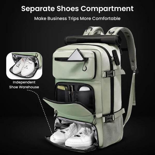 Sac à dos de voyage BANGE 3 en 1 Antivol avec bandoulière amovible - Backpack dz