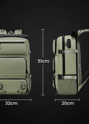 Sac à dos de voyage BANGE 3 en 1 Antivol avec bandoulière amovible - Backpack dz