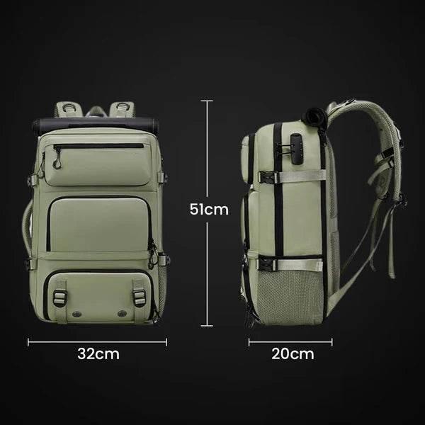 Sac à dos de voyage BANGE 3 en 1 Antivol avec bandoulière amovible - Backpack dz