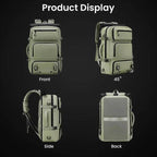 Sac à dos de voyage BANGE 3 en 1 Antivol avec bandoulière amovible - Backpack dz