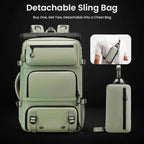 Sac à dos de voyage BANGE 3 en 1 Antivol avec bandoulière amovible - Backpack dz