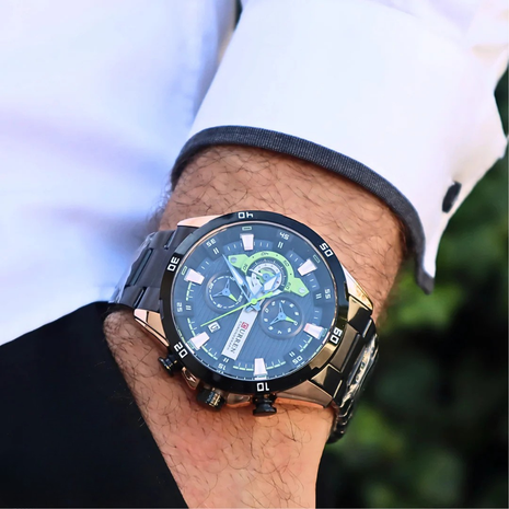 Montre Homme CURREN Original – Acier Inoxydable & Élégance Classique