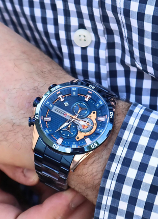 Montre Homme CURREN Original – Acier Inoxydable & Élégance Classique