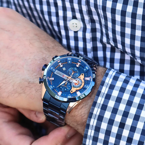 Montre Homme CURREN Original – Acier Inoxydable & Élégance Classique