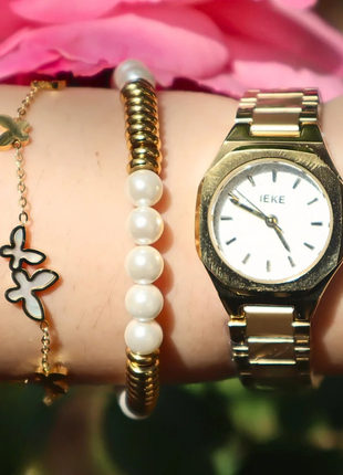 Coffret Cadeau IEKE Eliska – Doré Sublime & Détails Perlés