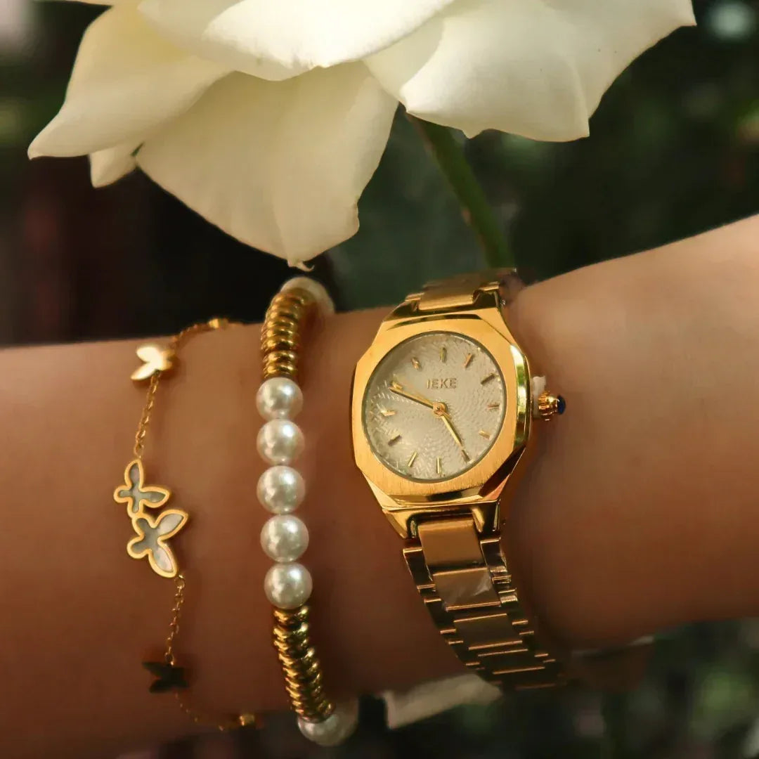 Coffret Cadeau IEKE Eliska – Doré Sublime & Détails Perlés - Backpack dz