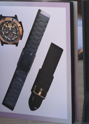 Coffret T5 Unique – Montre chronographe avec bracelets interchangeables : puissance, style et polyvalence