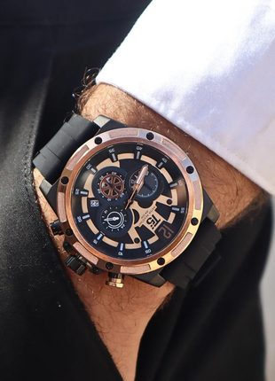 Coffret T5 Unique – Montre chronographe avec bracelets interchangeables : puissance, style et polyvalence