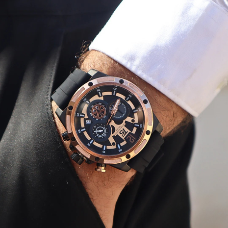 Coffret T5 Unique – Montre chronographe avec bracelets interchangeables : puissance, style et polyvalence