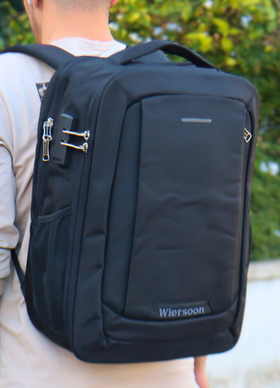 Grand Sac à Dos Wiersoon – Antivol, Pratique et Confortable au Quotidien 18"