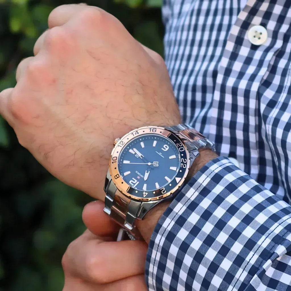 Montre Analogique NAVIFORCE Acier bronze & Élégance Intemporelle Homme - Backpack dz