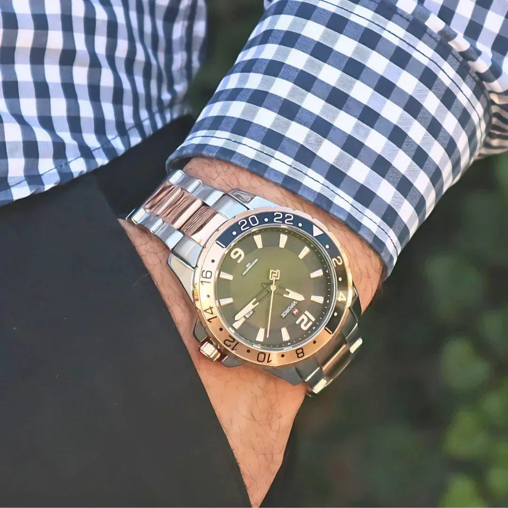 Montre Analogique NAVIFORCE Acier bronze & Élégance Intemporelle Homme - Backpack dz