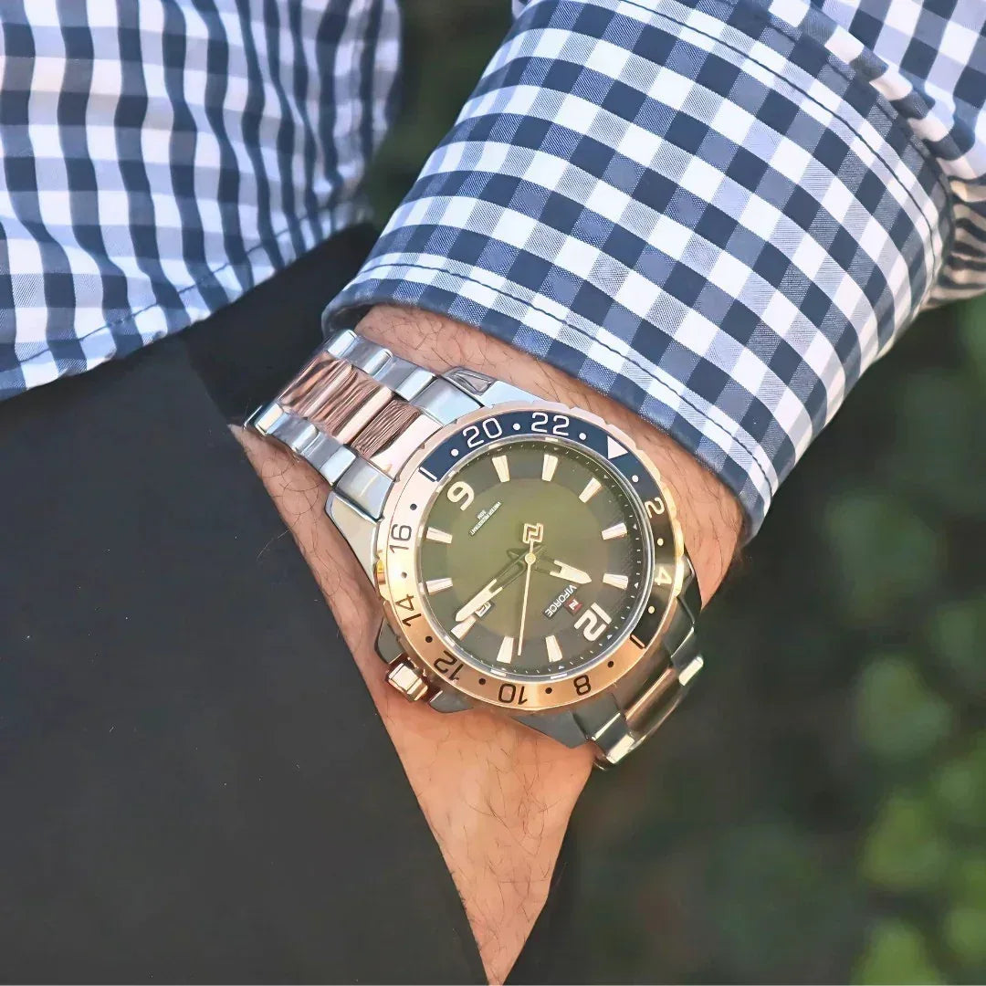 Montre Analogique NAVIFORCE Acier bronze & Élégance Intemporelle Homme - Backpack dz