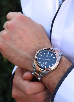 Montre Analogique NAVIFORCE Acier bronze & Élégance Intemporelle Homme