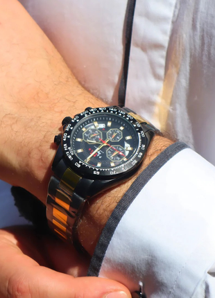 Panzer Original – Montre Homme Noir & Or | Puissance, Style et Contraste Assumé