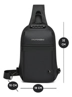 Sacoche Sac a Bandoulière Imperméable Anti-vol - Backpack dz