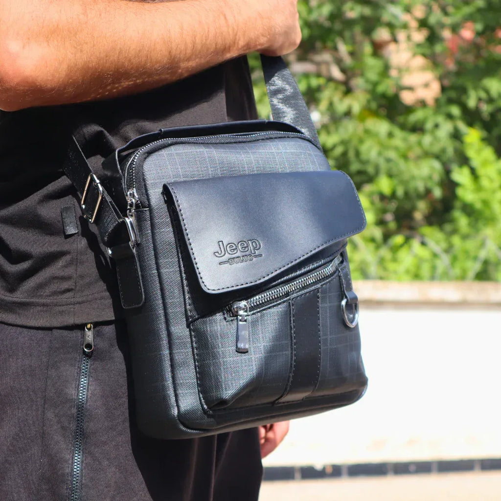 Sacoche Jeep Casual en Cuir Fendu - Backpack dz