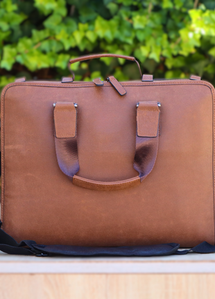 Cartable en Cuir Véritable