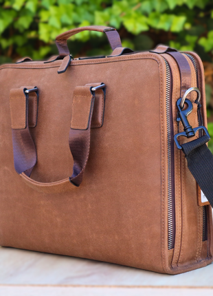 Cartable en Cuir Véritable