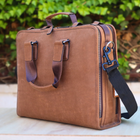 Cartable en Cuir Véritable