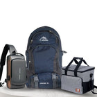 Pack Aventure & Quotidien – Sac à dos 55L + Sling bag + Sac isotherme