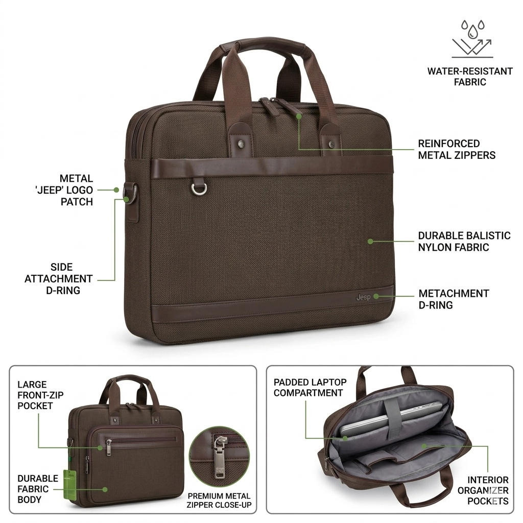 Sacoche Business Jeep Premium 17"