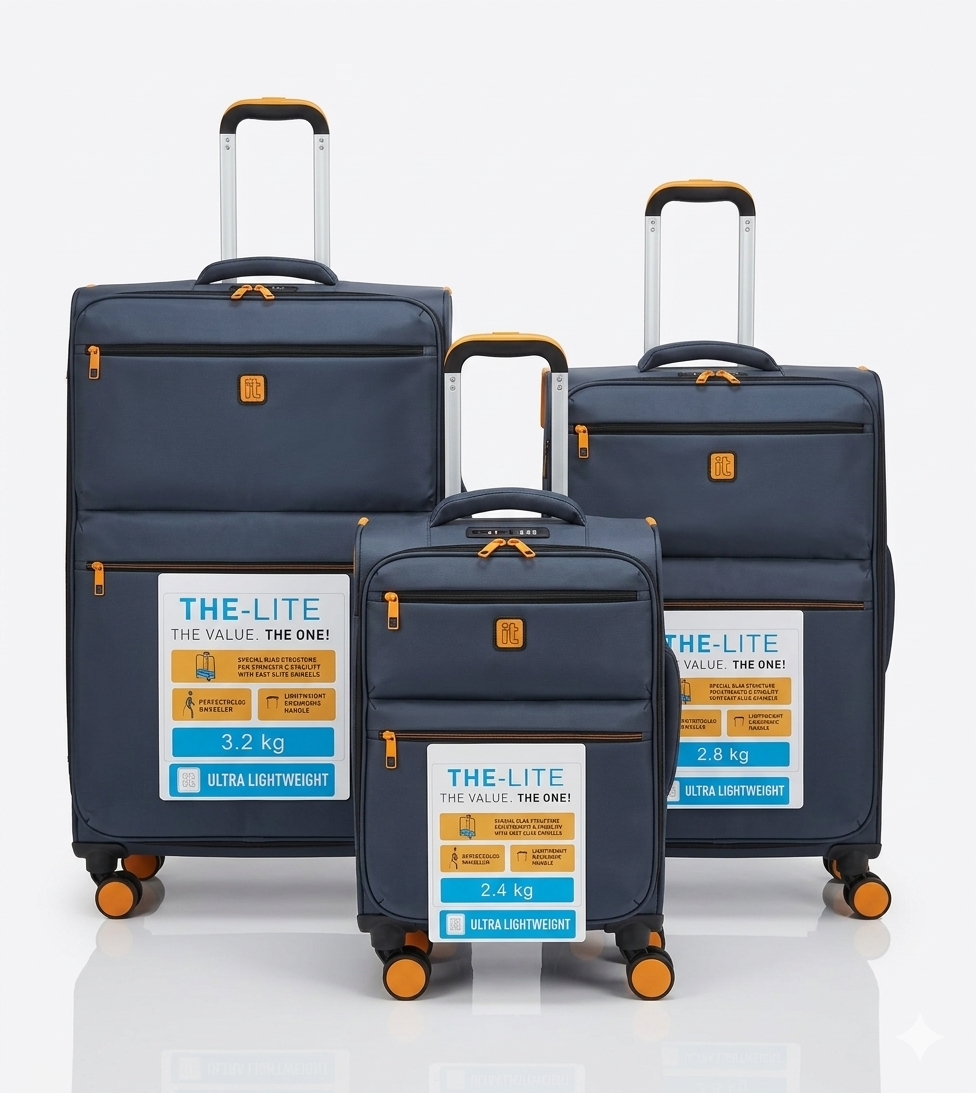 Set de 3 valises IT haute qualité et ultra légères