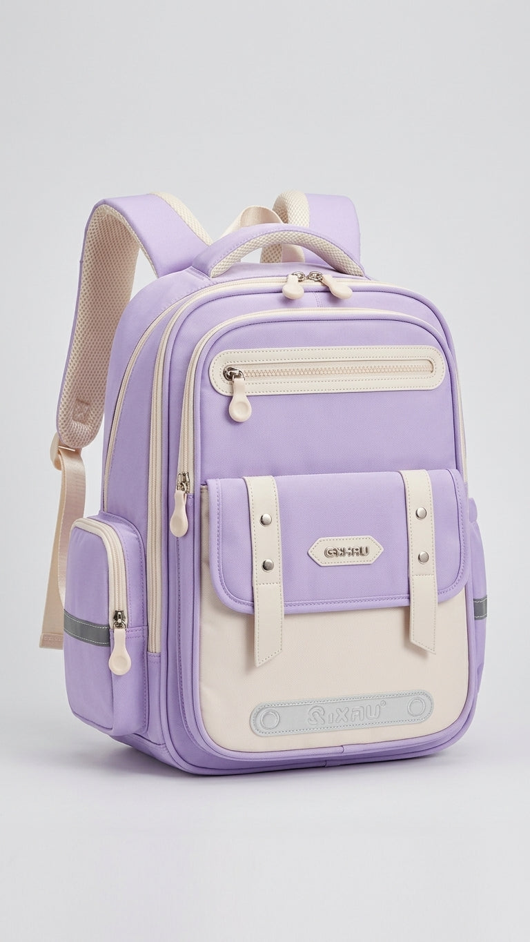 Sac à dos Scolaire avec dos réspirant et orthopédique
