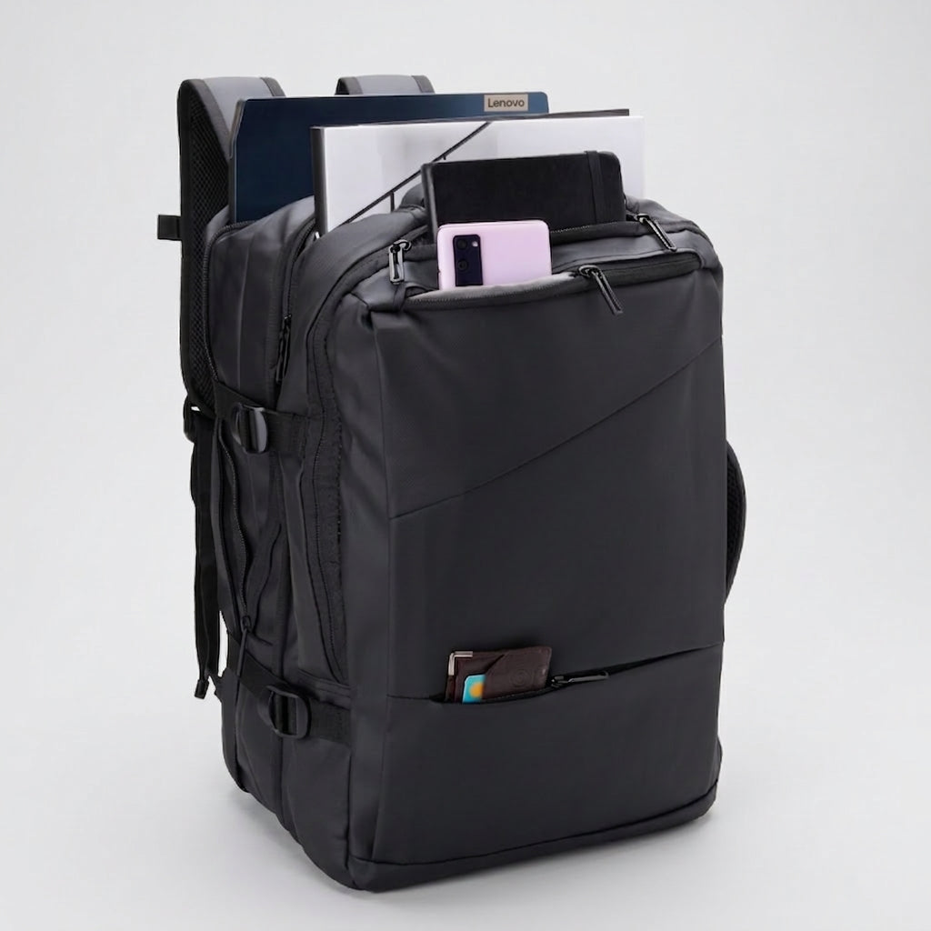 Sac à dos mini valise pour voyage extensible grande capacité