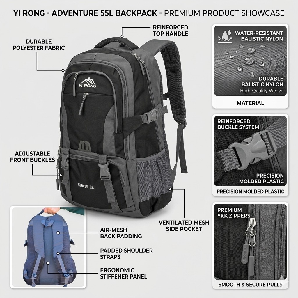 Sac à Dos Randonnée 55L YLRONG