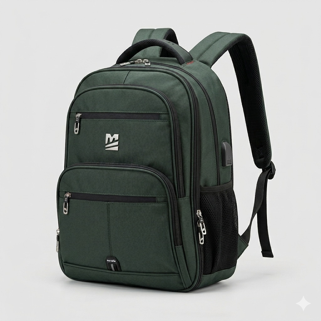 Sac a Dos Marcelo 17' Robuste Multipoches