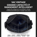 Sac bandoulière homme en liège synthétique