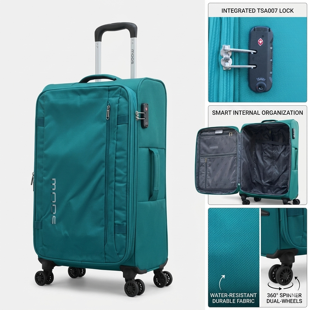 Valise Mods MS-1798 Voyage, Marriage antivol tissu