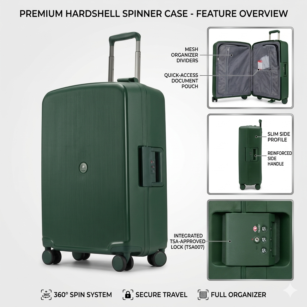 Set de 3 Valises MODS MS-2584 - Sécurité et Confort de Voyage