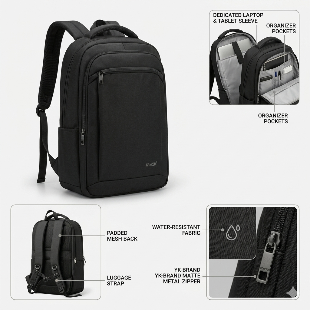 Sac a dos YE-MCSD pour laptop et documents