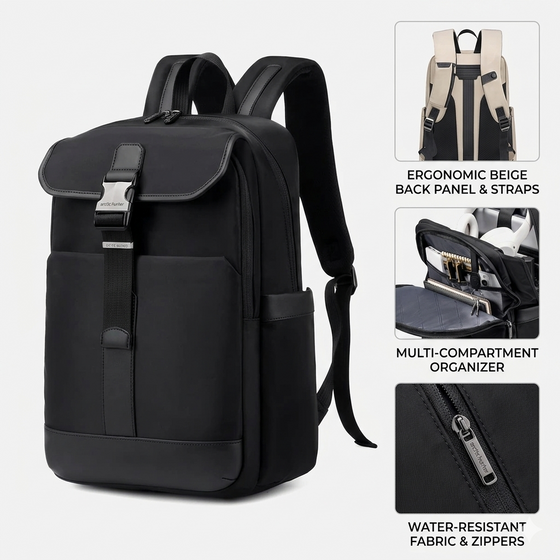 Sac à dos professionnel pour ordinateur portable 15,6 pouces Arctic Hunter B00812