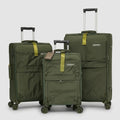 Set de valises Cydonia 3 pièces en tissu rigide