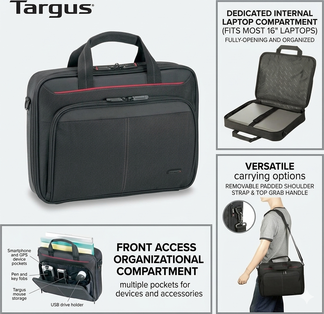 Cartable pour Ordinateur Portable Targus Classic Clamshell 14'