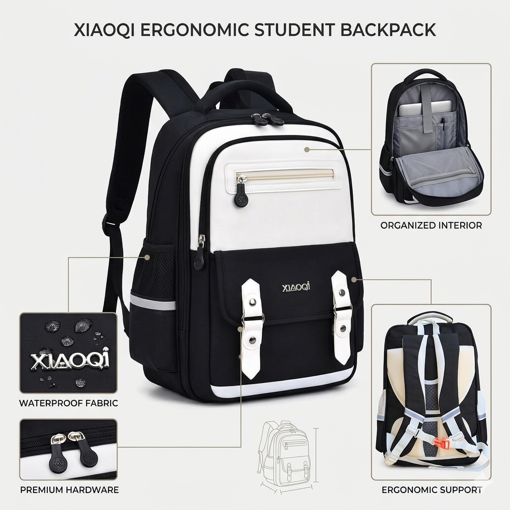 حقيبة ظهر مدرسية مريحة