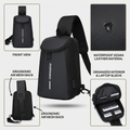 Sacoche sac Crossbody USB