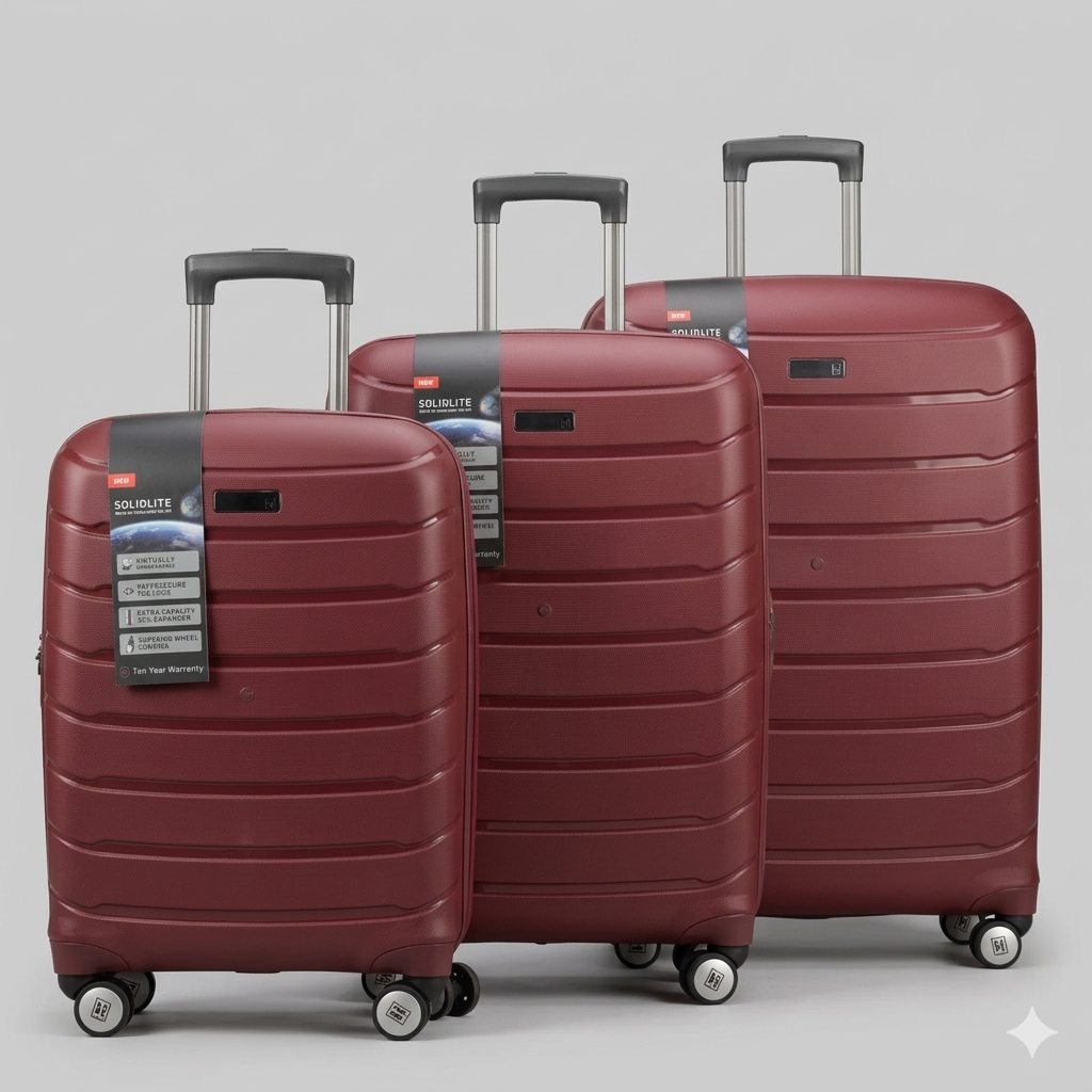 Pack de valises 3 pièces IT extensible International Traveler