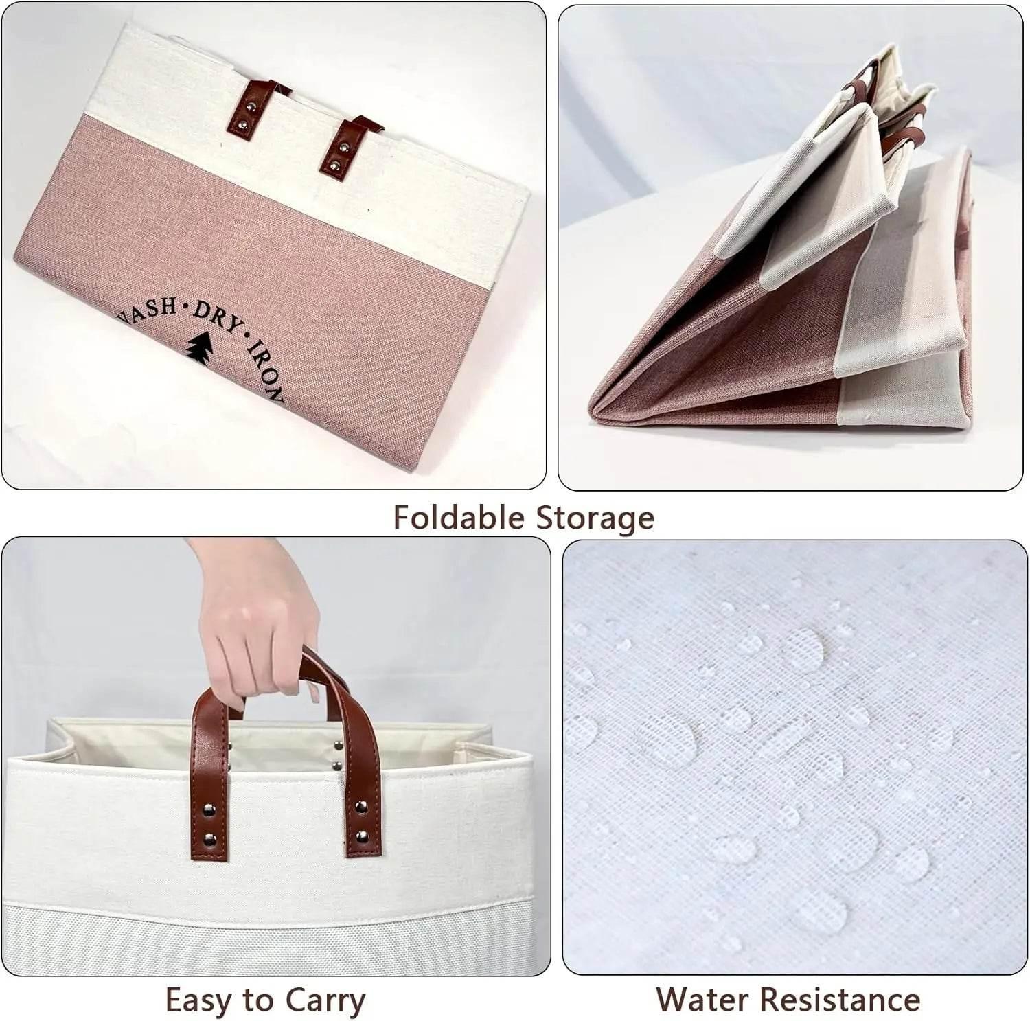 Sac à Linge Pliable en Tissu - Backpack dz