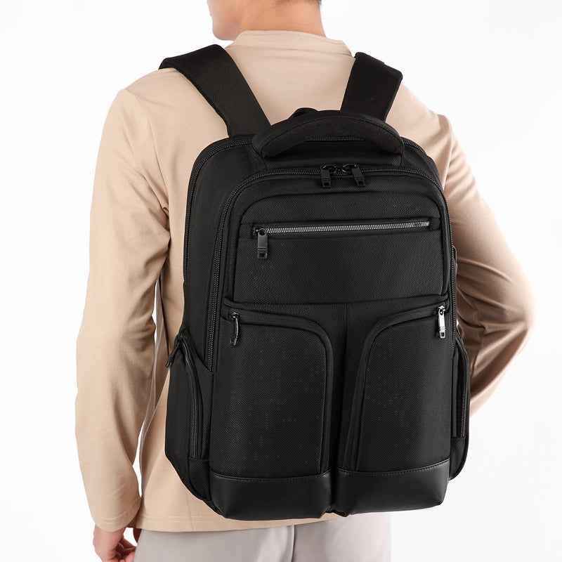 Sac à dos business élégant pour laptop grande capacité avec rangement multicouche