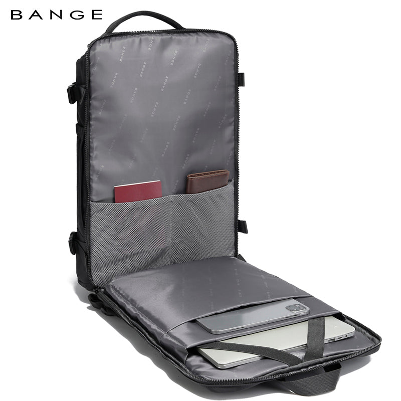 Sac à dos de randonnée et de voyage léger et imperméable BANGE avec compartiment à chaussures