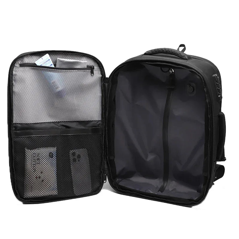 Sac à dos de voyage extensible grande capacité imperméable à compression sous vide anti-vol - Backpack dz