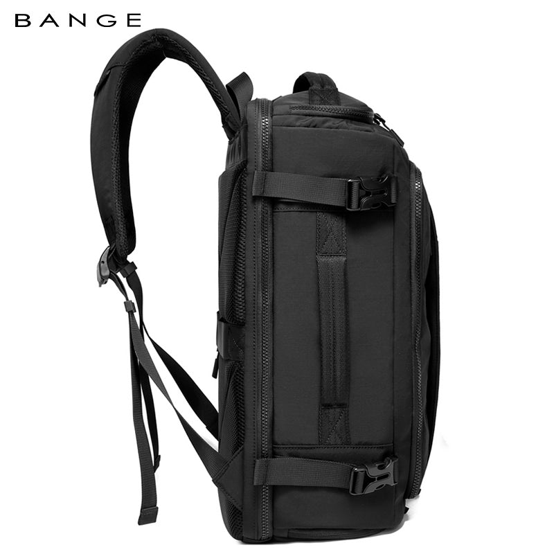 Sac à dos de randonnée et de voyage léger et imperméable BANGE avec compartiment à chaussures