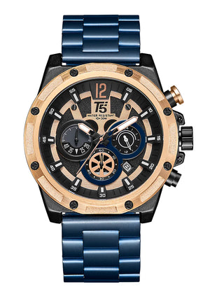 Coffret T5 Unique – Montre chronographe avec bracelets interchangeables : puissance, style et polyvalence