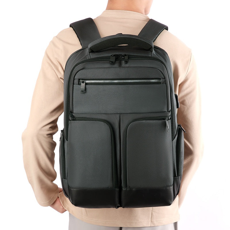 Sac à dos business élégant pour laptop grande capacité avec rangement multicouche