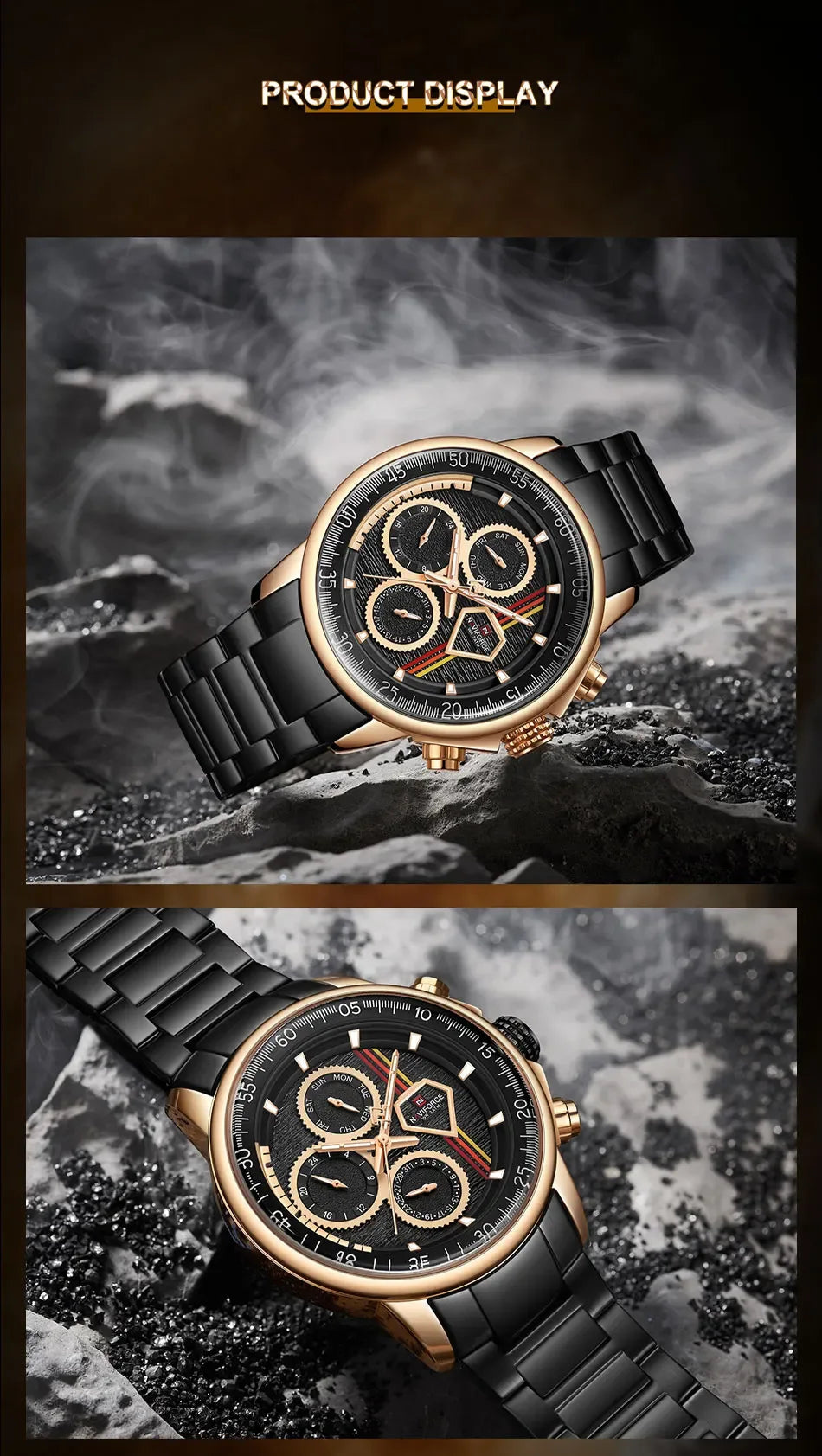 Montre Chronographe NAVIFORCE 9184 Homme - Backpack dz